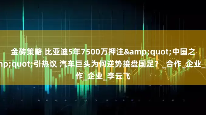 金砖策略 比亚迪5年7500万押注&quot;中国之队&quot;引热议 汽车巨头为何逆势接盘国足？_合作_企业_李云飞